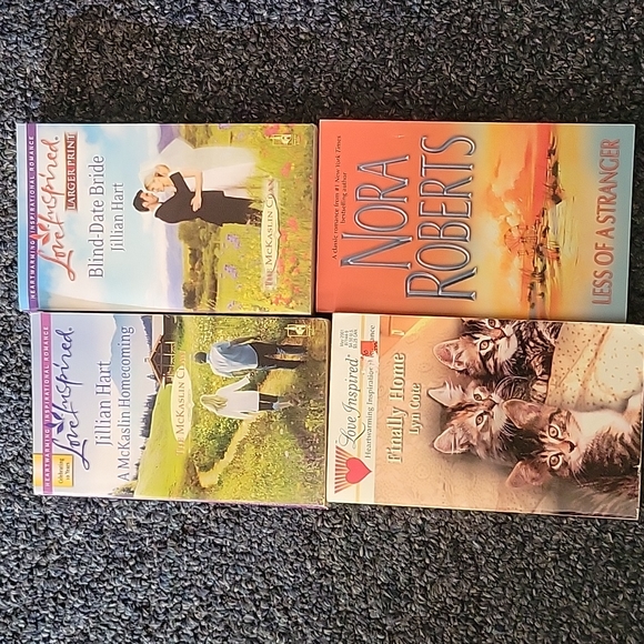 Lot of 4 Romance Books ❤ Love Inspired